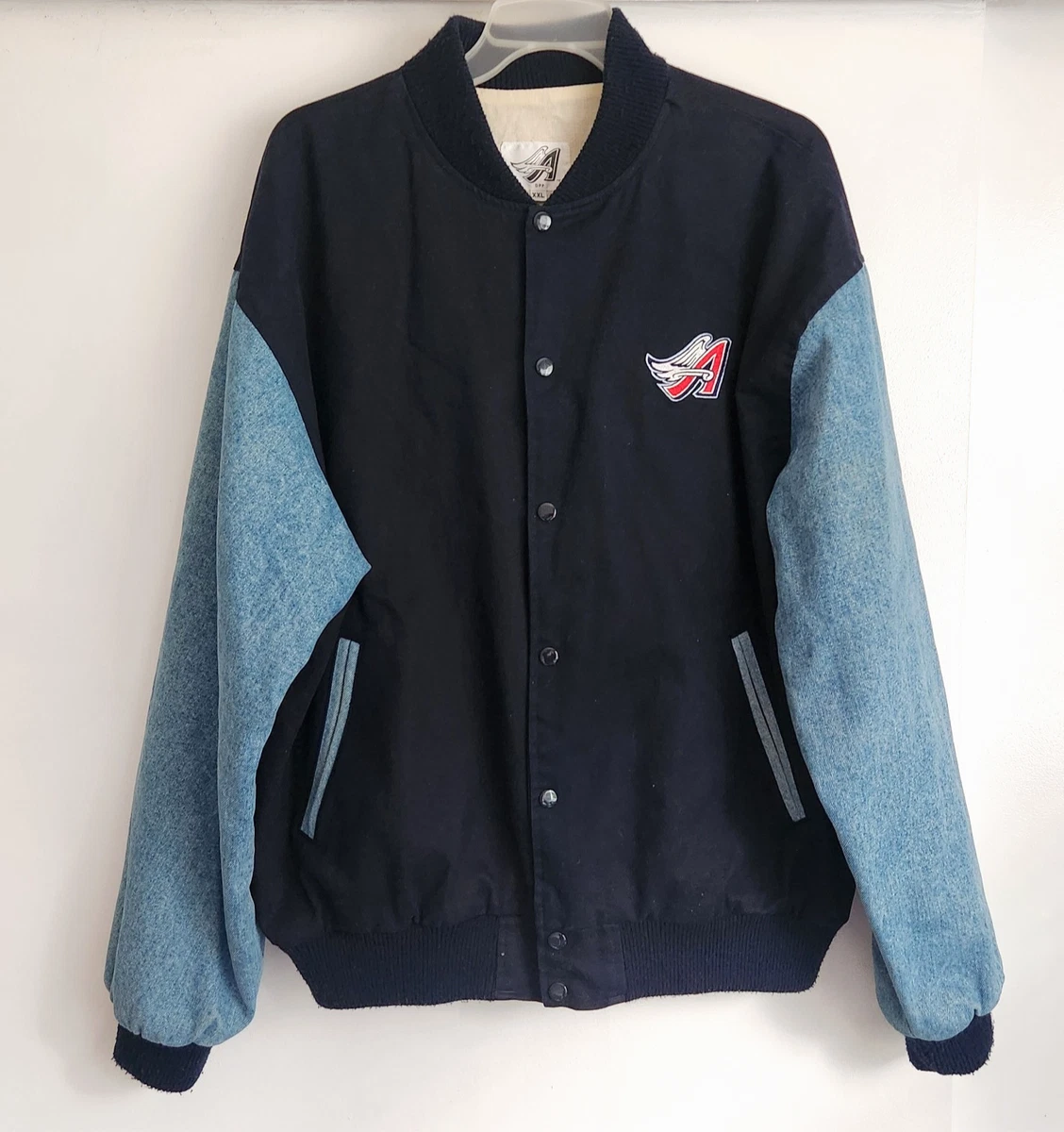 ANAHEIM ANGELS スタジャン ネイビー Blue Anaheim Angels MLB Jackets for sale | eBay