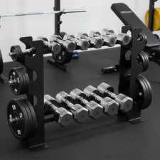 Powder-Coated Weight Storage Organizer for Ho...