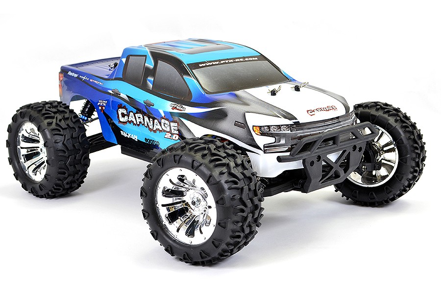 FTX 1:10 Carnage 2.0 Brushed RC Truck 4WD RTR - Blue
