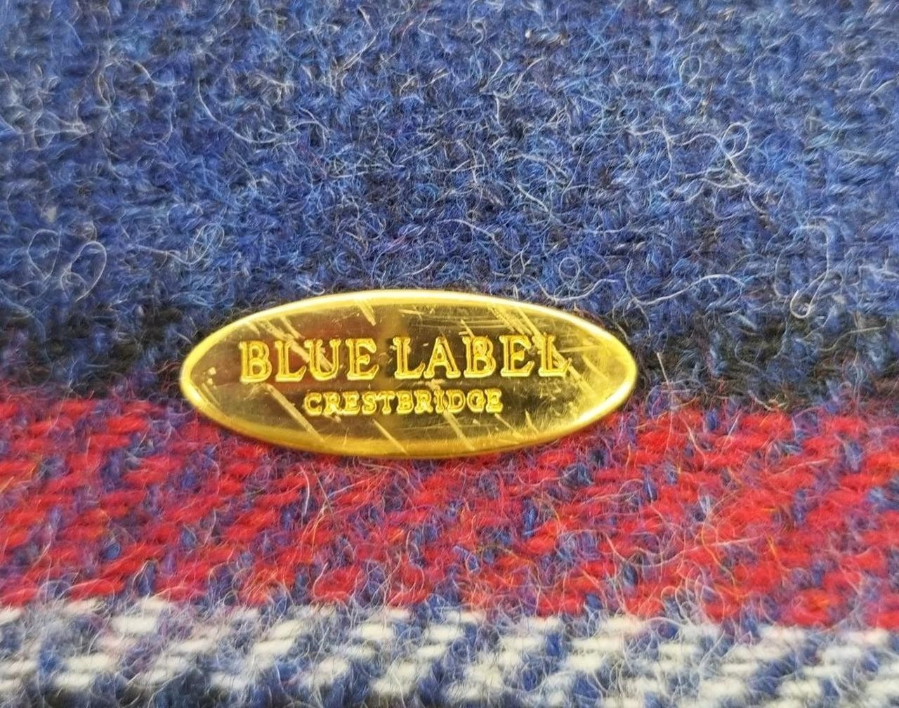 2Way Bag Model Mega Check Pattern Blue Label Cres… - image 14