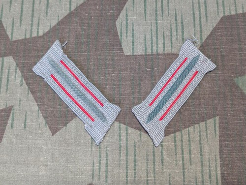 Original WWII German Artillery Collar Litzen Tabs Enlisted Insignia Wehrmacht