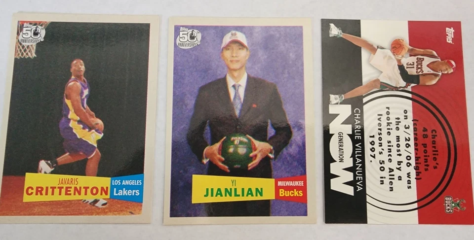 Tarjetas de baloncesto Topps 2007-08 paquete de 11 (detalles del jugador en descripción) Foto 3 de 4