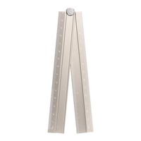 Klappbares Gerades Lineal,30 Cm,Metrisch,Aluminiumlegierung,Klapplineal