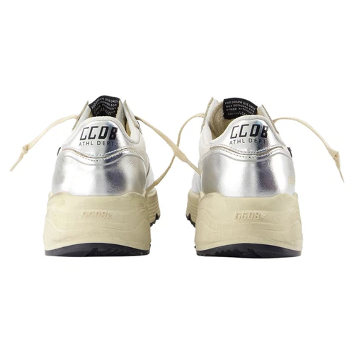 Laufschuhe - Golden Goose Deluxe Brand - Leder - Silber Weiblich Silber 40 - Bild 3 von 3