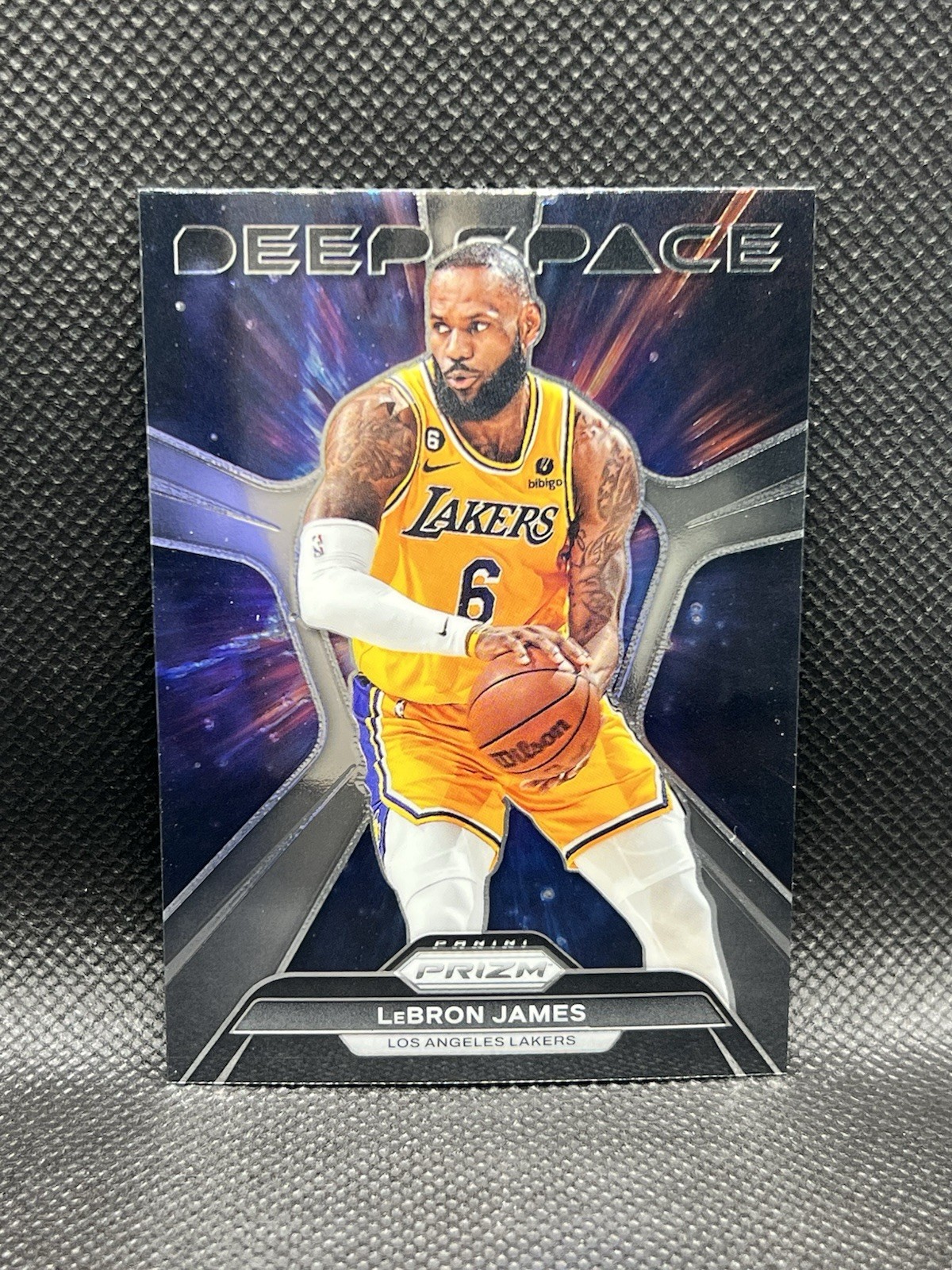 2023-24 Prizm LeBron James DEEP SPACE #7 Los Angeles Lakers Panini Insert
