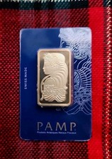 1 oz PAMP Suisse Lady Fortuna Veriscan Gold Bar (New w/ Assay) 4769.00 per troy oz