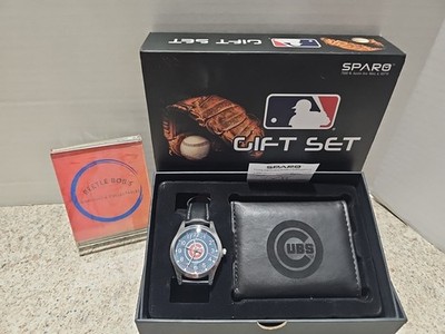 Sparo MLB Chicago Cubs Wallet And Wristwatch Gift Set NIP