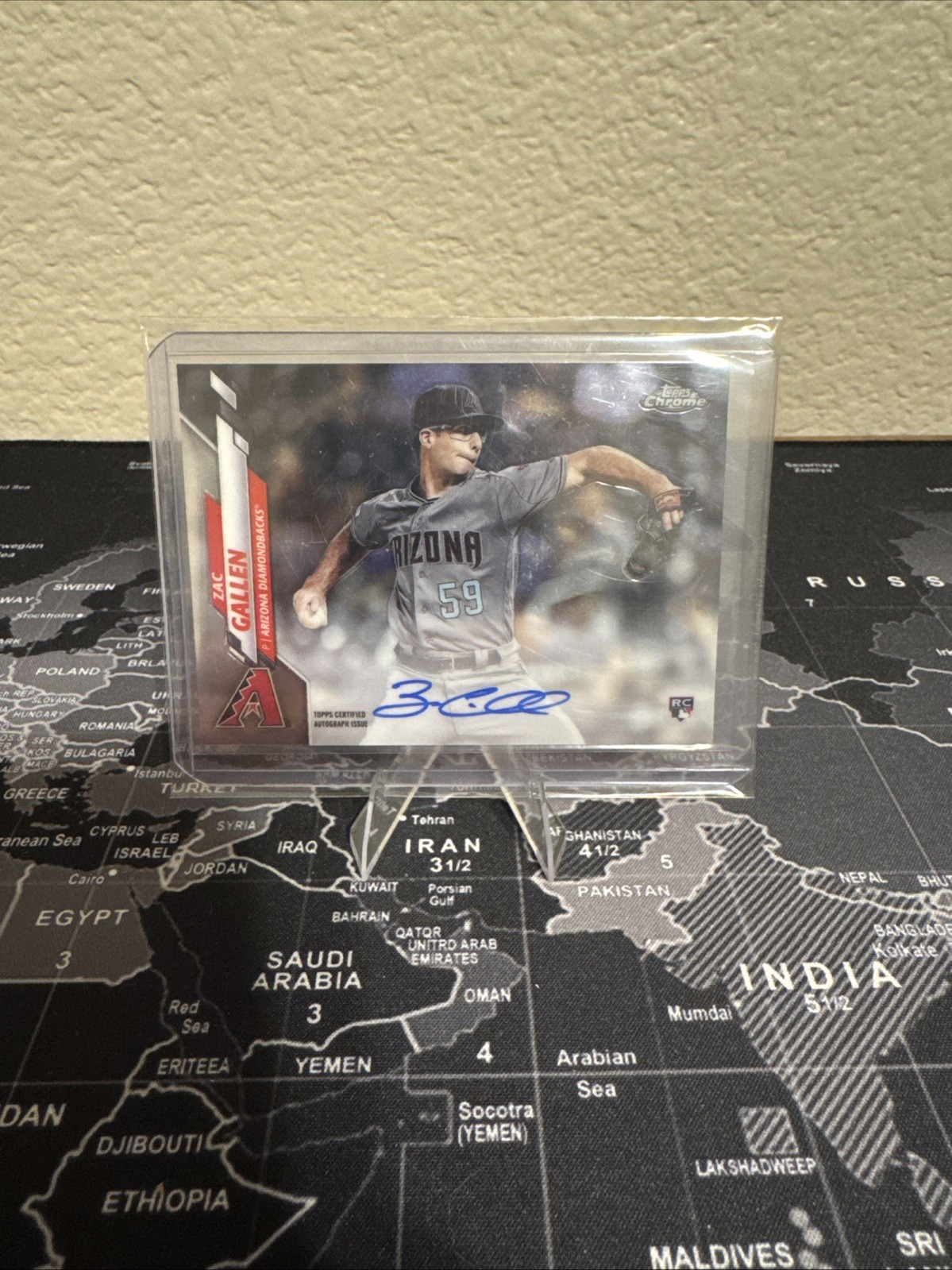 2020 Topps Chrome - Rookie Autographs Zac Gallen #RA-ZG (AU, RC)