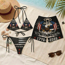 4th of July Couple Beachwear We The People Pa...