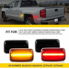 For 2015-2023 Chevy Silverado 2500hd3500hd Fender Marker Dually Bed Led Light A