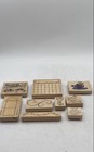 Assorted Wooden Rubber Decorative Large Checkerboard Hoppy Easter Stamps Lot — photo 8