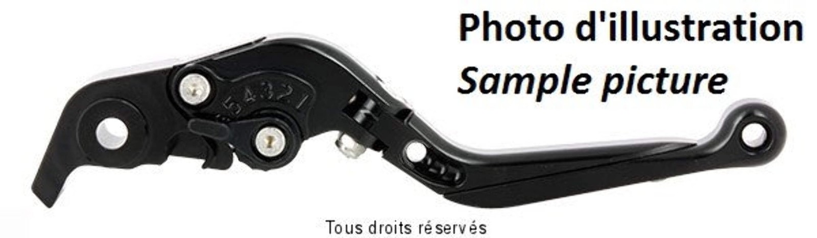 Levier de frein et embrayage Sifam réglable pour moto Kawasaki Z1000 SX 2011-2016