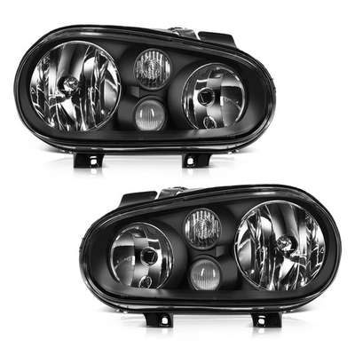 #ad Headlights Assembly For Volkswagen Golf Cabrio 1999 2000 2001 2002 2003 2006 $83.44