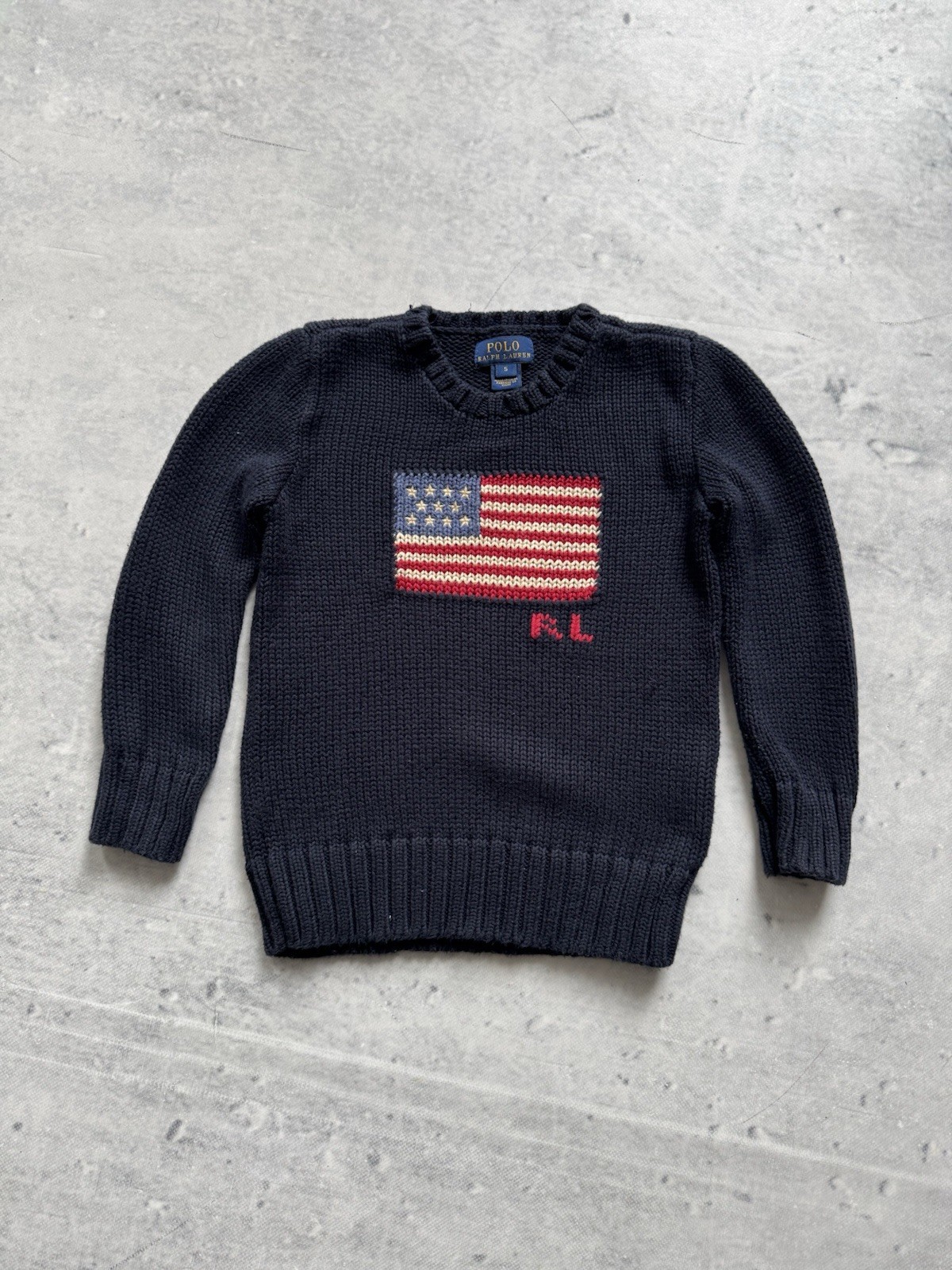 🥰Vintage 00s USA FLAG Child Teenage Polo Ralph Lauren Rare