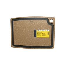 Epicurean Gourmet Series 17.5 x 13 inch Rectangular Cutting Board, Natural/Slate