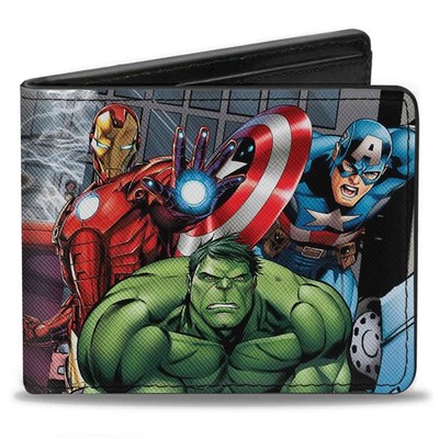Marvel Avengers Superhelden Aktion Pose Geldbörse Portemonnaie
