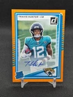 2025 Panini Donruss Travis Hunter Jacksonville Jaguars Orange Auto Rated Rookie