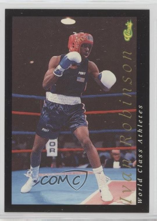 1992 Classic World Class Athletes Ivan Robinson #44 8d2