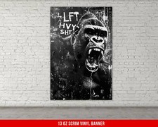 Fitness Motivation Wall Art - Home Gym Quote Banner
