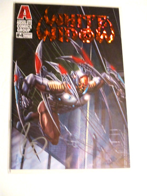 WHITE WIDOW #4 BP COVER ORANGE FOIL SS SIGNED BENNY POWELL ABSOLUTE W/COA E68