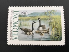 ICOLLECTZONE  US 198 Vermont VT4  Duck Stamp VF NH