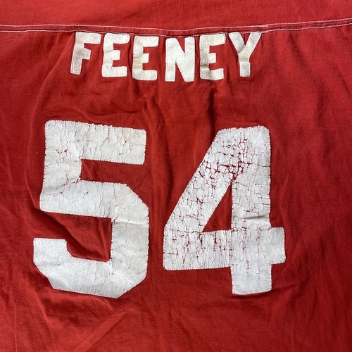 VINTAGE 1960s Sportswear Football Jersey #54 Red And White Jersey T Shirt XL - Picture 9 of 12