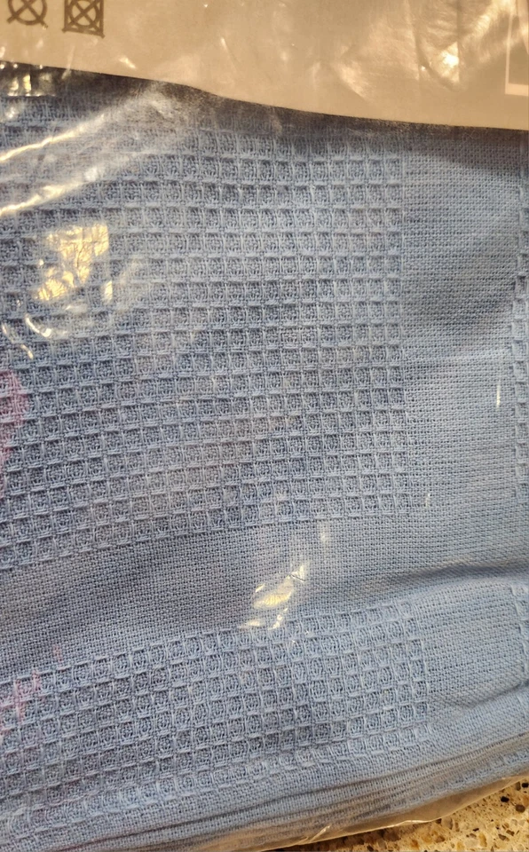 Ikea Iris Tablecloth or runner Blue Cotton 20" x 28" - Image 4 of 4