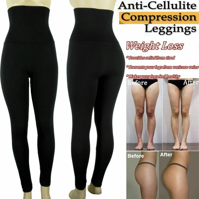 Anti-cellulite Slimmer High Waist Tummy&Thigh Control Shape Shapewear  Legging US