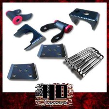 HD Suspension Ford F150 2015-2026 5" Drop Lowering Flip Kit Shackle Made in USA