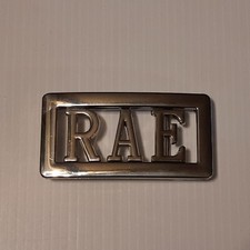 RAE Custom Personalized Name Belt Buckle -Put your name or word on Buckle