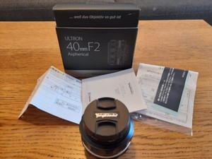 Voigtlander Ultron 40mm F2 Aspherical SL II Lens Nikon F Mount Ais