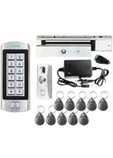 Stainless Waterproof Door Access Control System Kit, 300kg/660lbs Force Elect...