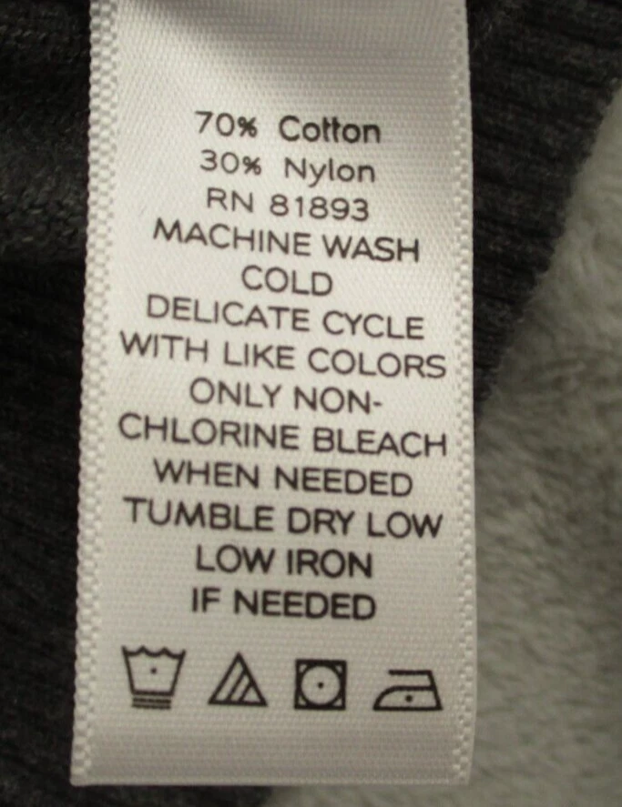 Cárdigan suéter manga 3/4 Liz Claiborne para mujer S gris oscuro negro estampado animal Foto 3 de 4