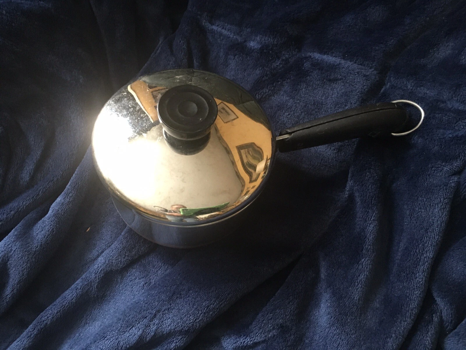 Vintage Revere Ware 1 Qt Sauce Pan With Lid Stainless USA 1946-1968