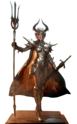 PL2020-173B Knight of Fire Female Sliver Warrior Doll TBLeague 1/6