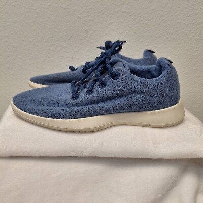 Allbirds Wool Dasher Mizzle Knit Running Shoes Mens 13 Blue Lace Up Sustainable ALLBIRDS Men main image 2