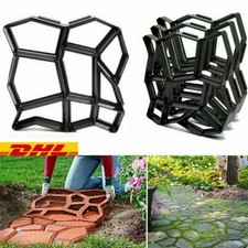 3 X DIY Pflasterform f&uuml;r Gehweg Garten Schablone Betonpflaster Gie&szlig;form DHL