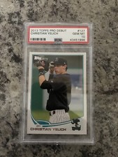 2013 Christian Yelich Topps Pro Debut Rc PSA 10