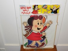Vintage 1960 s Little Lulu Wall Plaque Set sealed in package