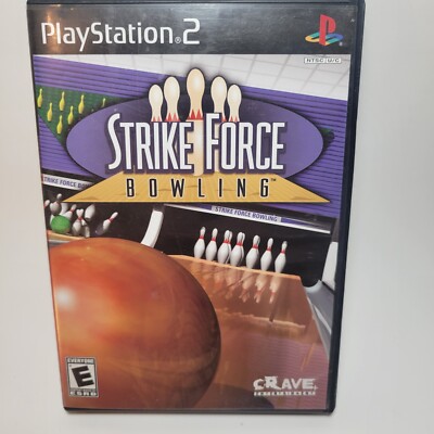 Strike Force Bowling Sony PlayStation 2 PS2 Video Game Complete