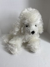 Ganz Webkinz WHITE POODLE Plush Puppy Dog Stuffed Animal NO CODE 7 Inch