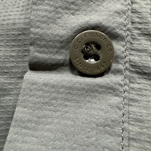 CC Filson Alagnak Shirt Men Sz XXL Olive Fishing Outdoor Camp Hunting Roll Tab50 - Picture 17 of 18