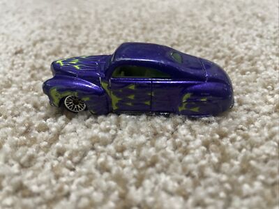 Hot Wheels Purple 1997 Tail Dragger Flames Tampo Made in Malaysia 