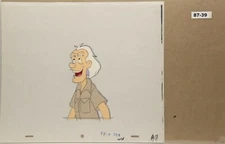 Back To The Future Original Production Drawing And Cel 87-39 Used Cond.