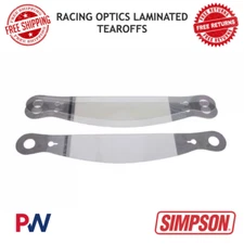 Simpson Racing Optics Laminated Tearoffs 2mm #10209C
