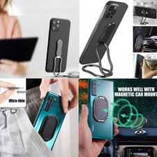 US 2 Phone Ring Holder Finger Kickstand 360  Rotation Foldable Cellphone Stand