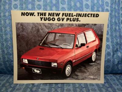 YUGO　20枚✕3袋 1990 Yugo GV Plus Original Sales Flyer | eBay