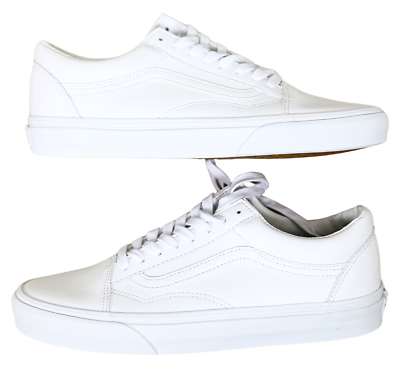 vans old skool classic tumble white