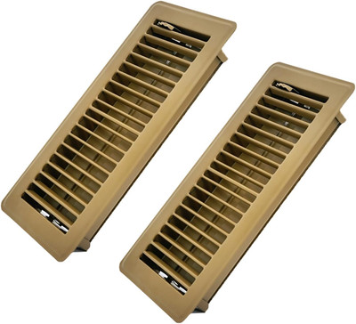 4'' x 10'' Floor Vent Cover, Heat Register Cover for Home, Easy Adjust Air Supply 