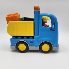 LEGO Duplo Dump Truck and Tracked Excavator 10812 Complete set Retired Road Sign